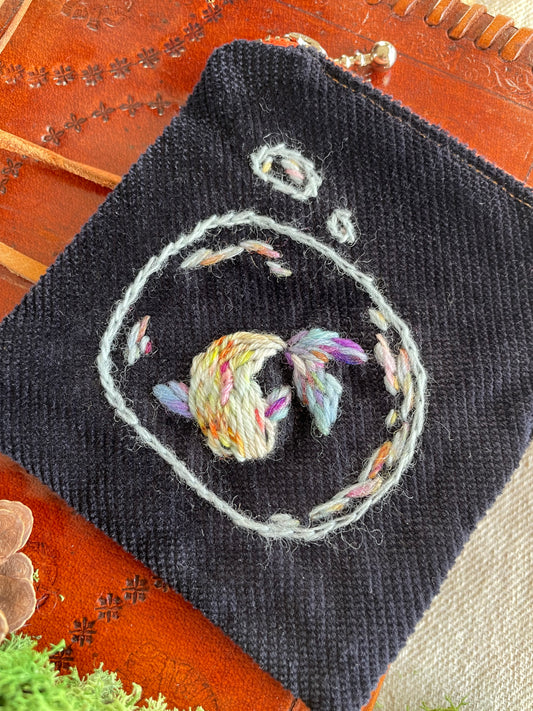 Bubble fish zipper pouch