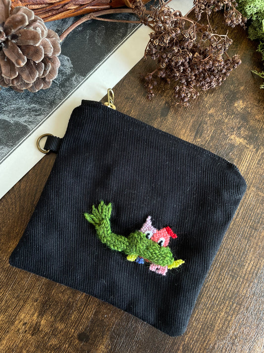 Sasha and his big green scarf