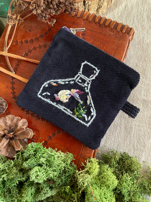 The witches magic koi zipper pouch