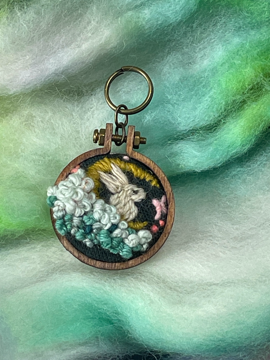 Nell in the clouds stitch marker