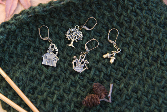 Picket Fence - removable stitch markers