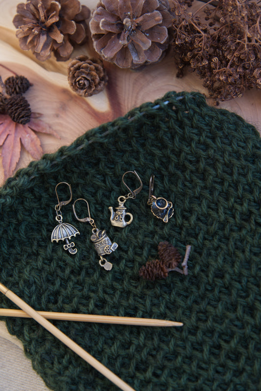 Rainy Day Delights - removable stitch markers
