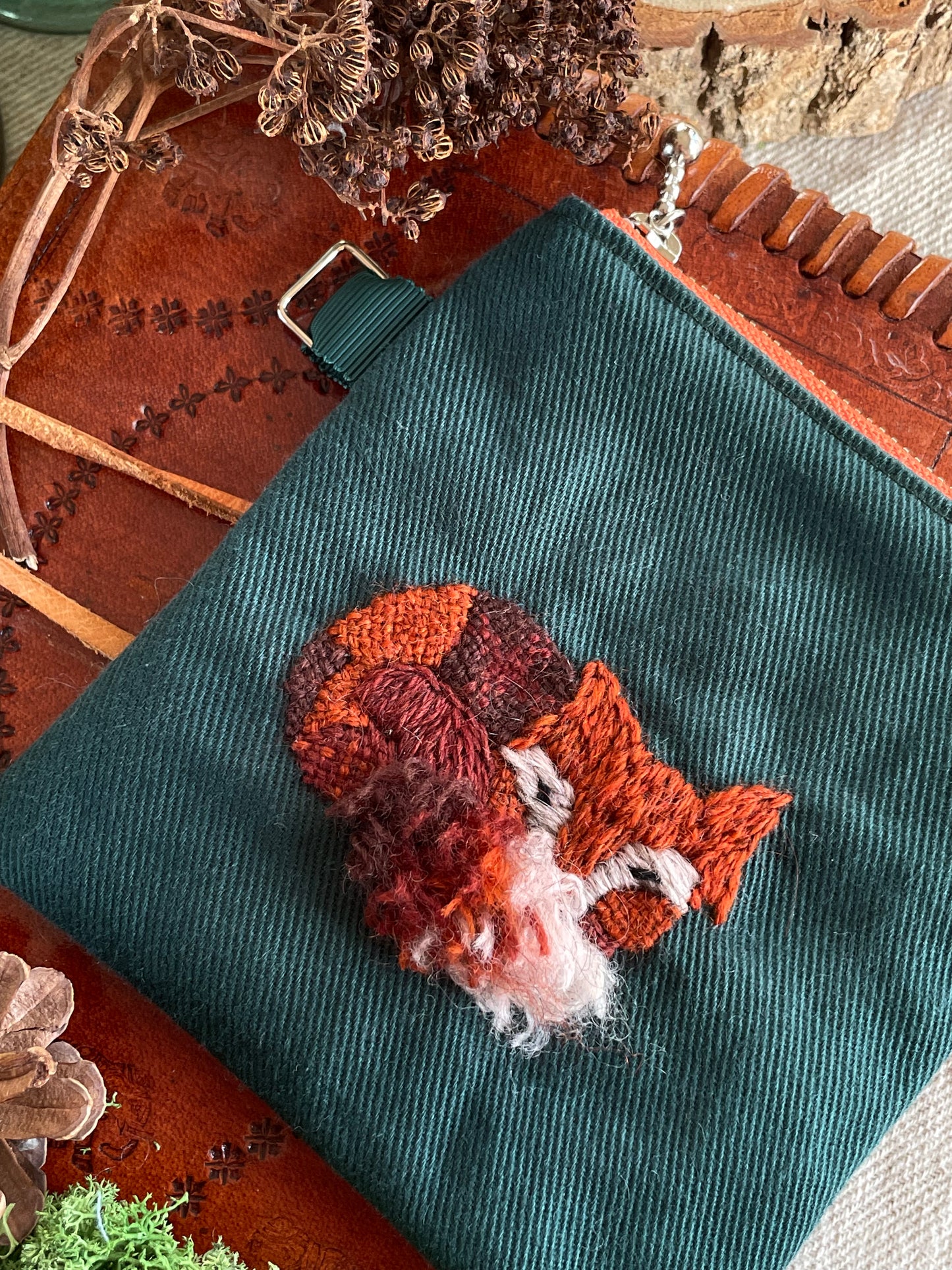 Max, the fox, sleeping