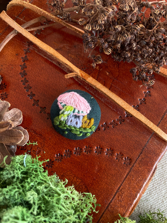 Forest spirits under mushroom