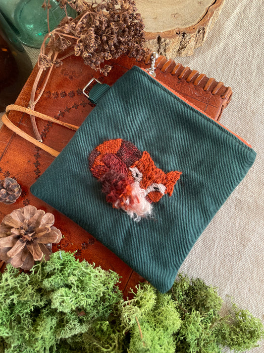 Max, the fox, sleeping