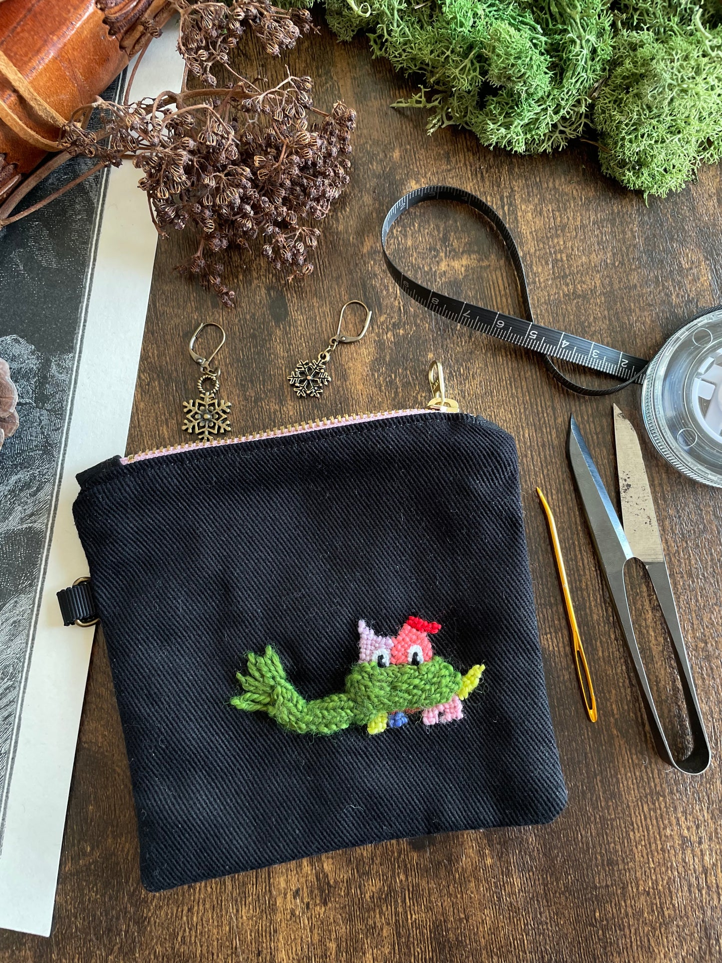 Sasha and his big green scarf