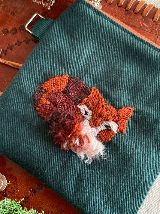 Max, the fox, sleeping
