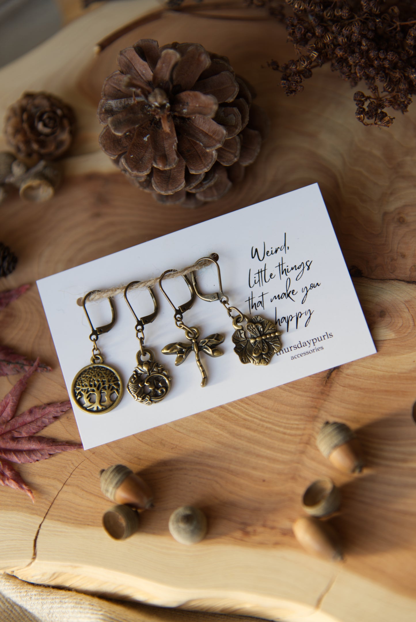 Dragonfly - removable stitch marker