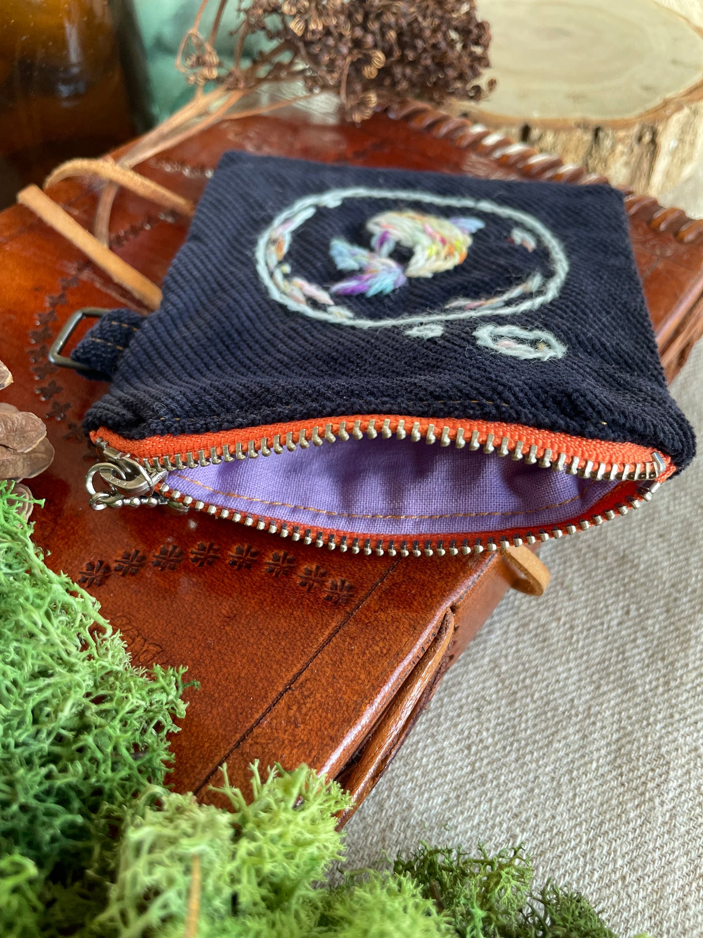 Bubble fish zipper pouch