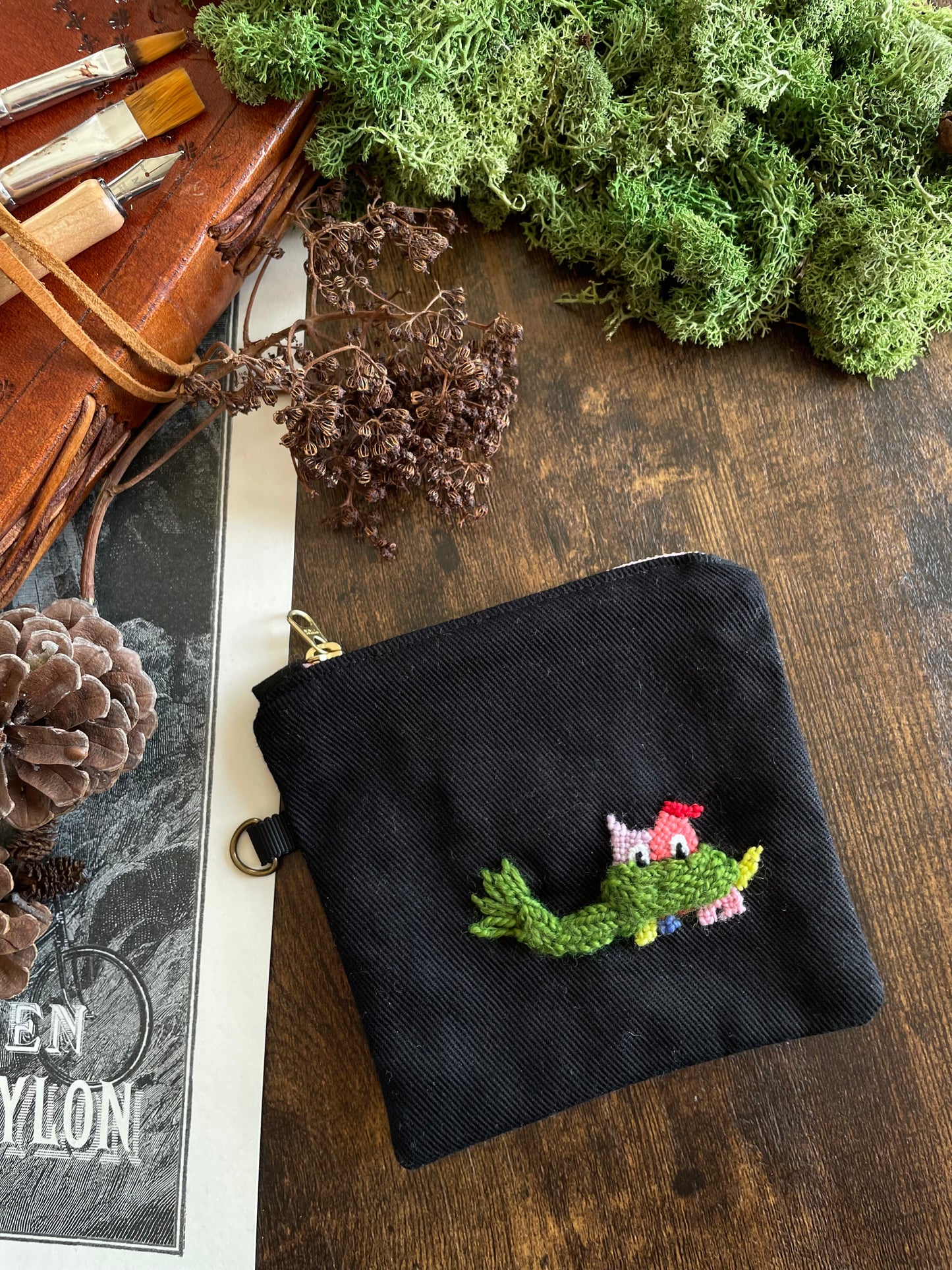 Sasha and his big green scarf