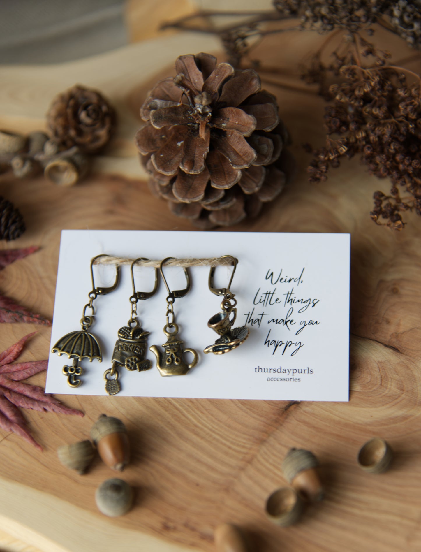 Rainy Day Delights - removable stitch markers