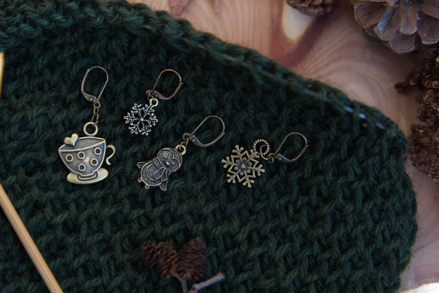 Winter Delights - removable stitch markers