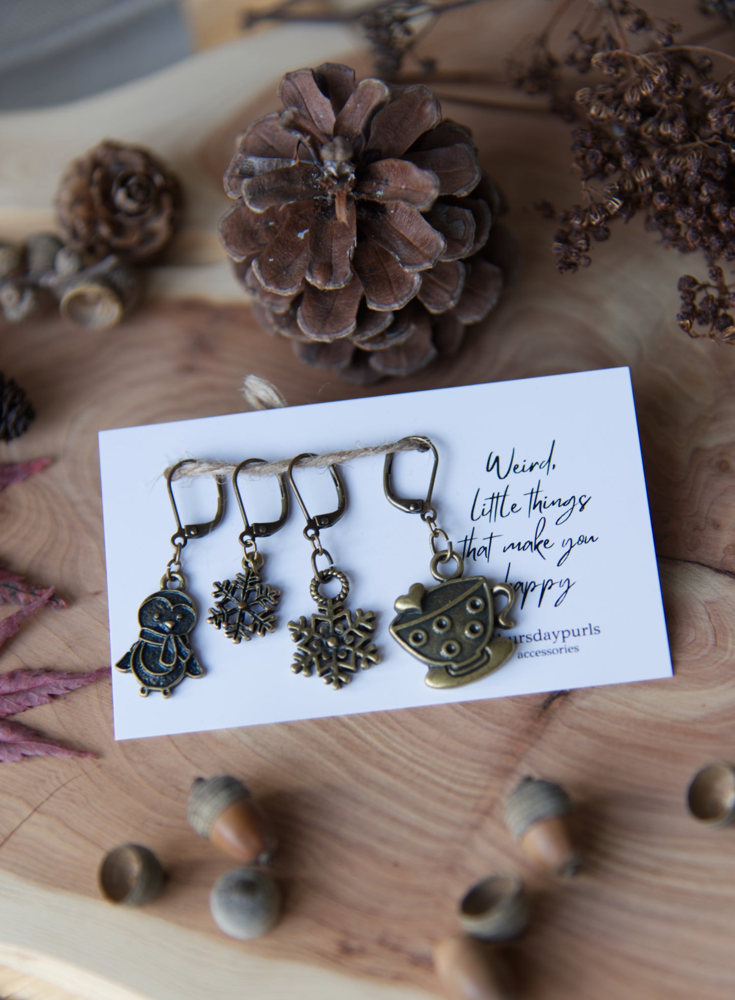 Winter Delights - removable stitch markers