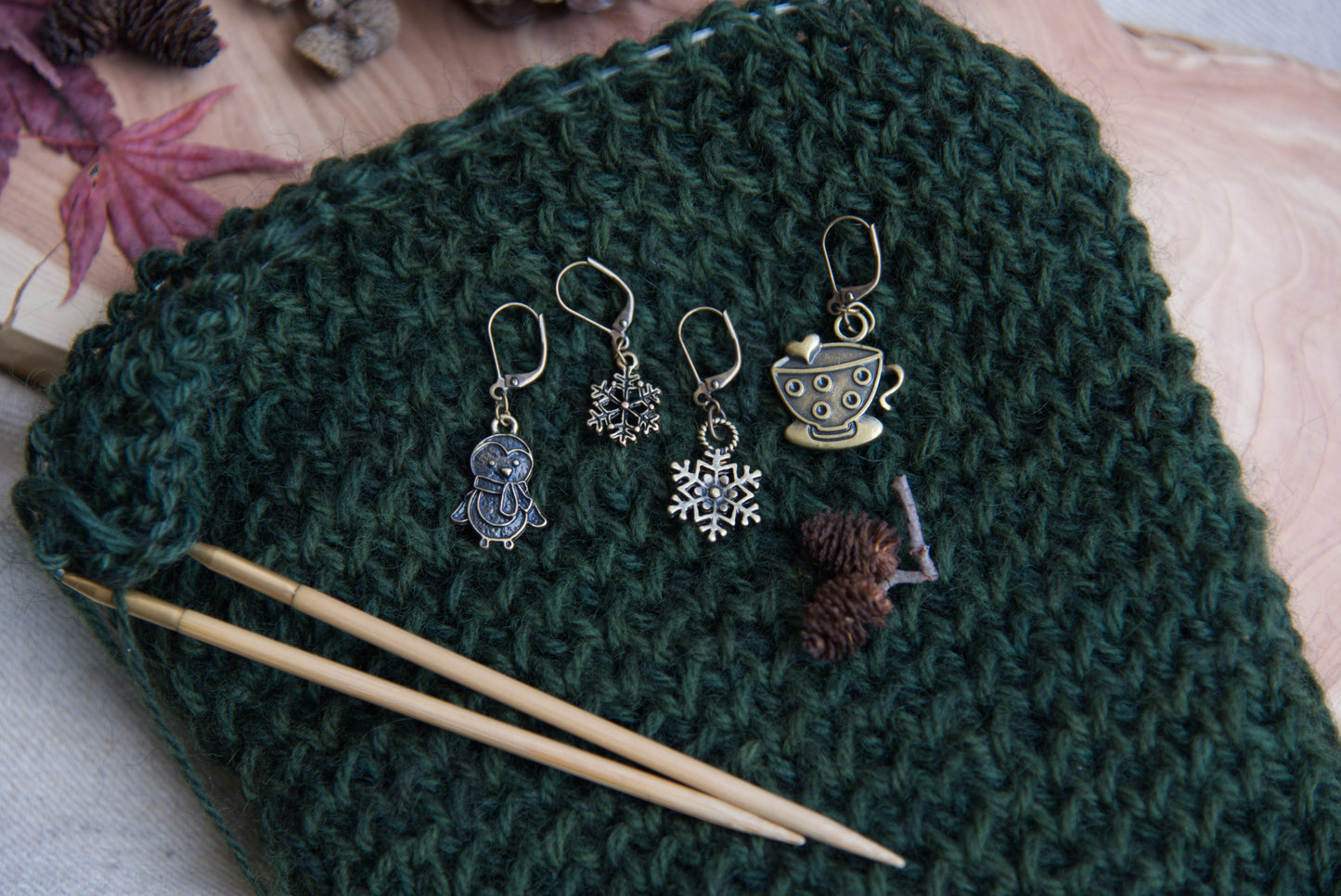 Winter Delights - removable stitch markers